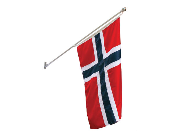 Balkongflagg med feste Komplett sett - 100 x 72cm 